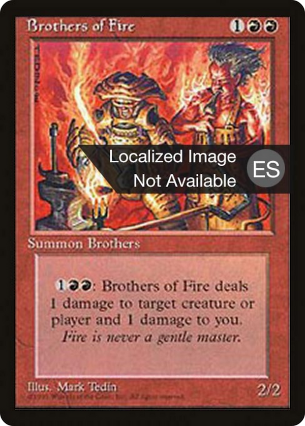 Brothers of Fire (4BB-) - Fourth Edition Foreign Black Border