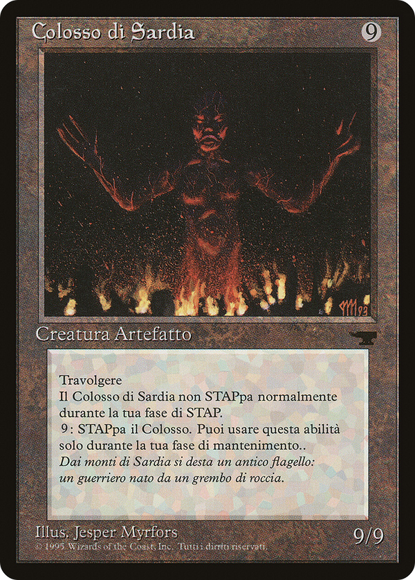 Colossus of Sardia (Italian) - "Colosso di Sardia" (REN-) - Rinascimento