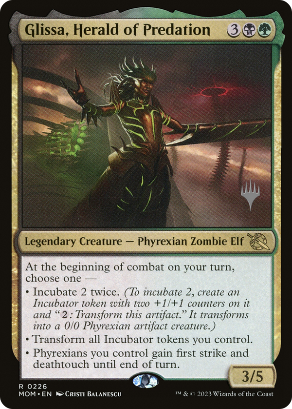 Glissa, Herald of Predation (PPMOM-226) - March of the Machine Promos