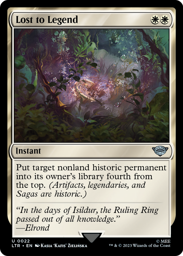 Lost to Legend (LTR-022) - The Lord of the Rings: Tales of Middle-earth Foil
