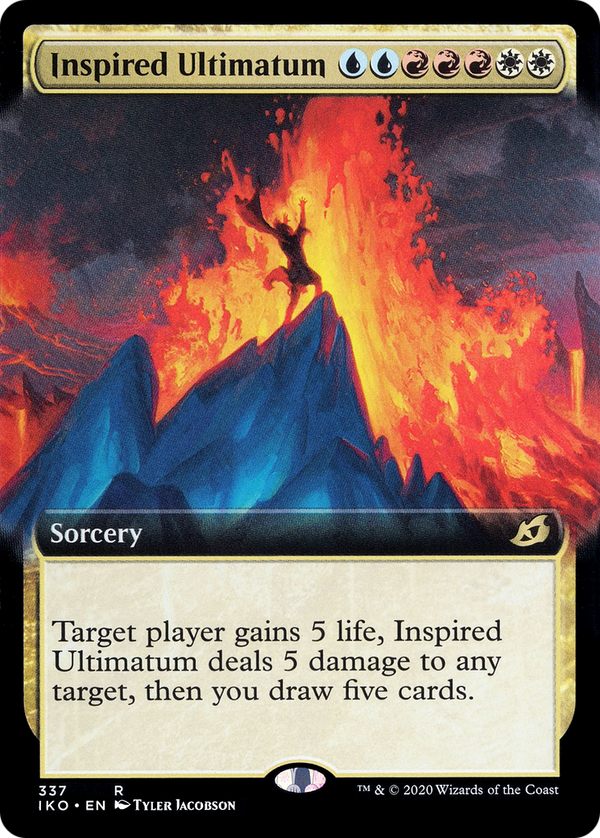 Inspired Ultimatum (Extended Art) (IKO-337) - Ikoria: Lair of Behemoths: (Extended Art) Foil
