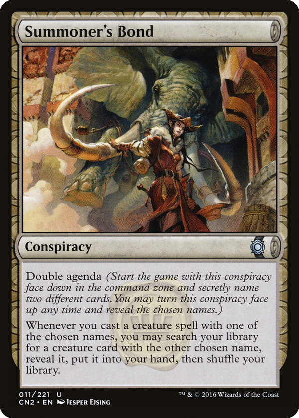 Summoner's Bond (CN2-011) - Conspiracy: Take the Crown: (draft)