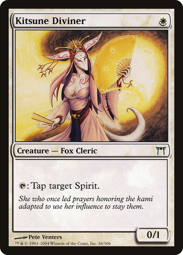 Kitsune Diviner (CHK-026) - Champions of Kamigawa