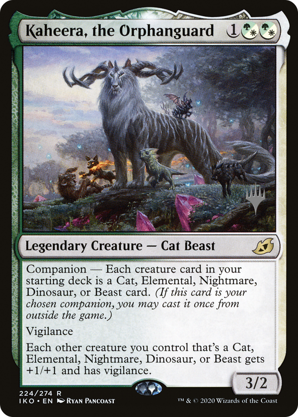 Kaheera, the Orphanguard (PPIKO-224) - Ikoria: Lair of Behemoths Promos: (companion)