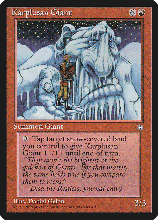 Karplusan Giant (ICE-) - Ice Age