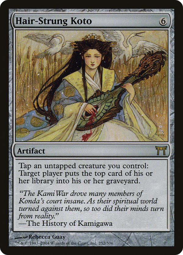 Hair-Strung Koto (CHK-252) - Champions of Kamigawa Foil