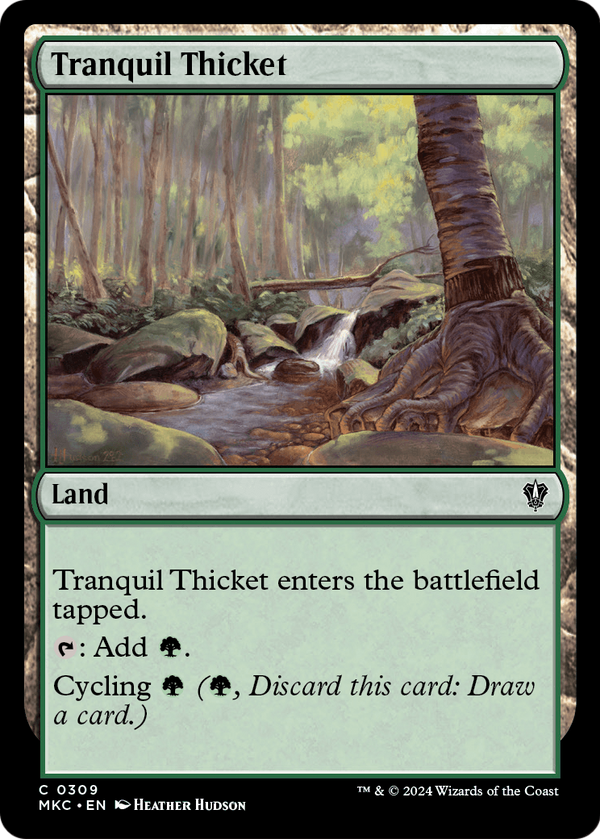 Tranquil Thicket (MKC-309) - Murders at Karlov Manor Commander