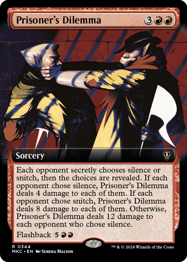 Prisoner's Dilemma (Extended Art) (MKC-344) - Murders at Karlov Manor Commander: (Extended Art)