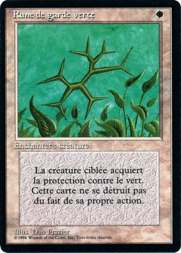 Green Ward (FBB-) - Foreign Black Border