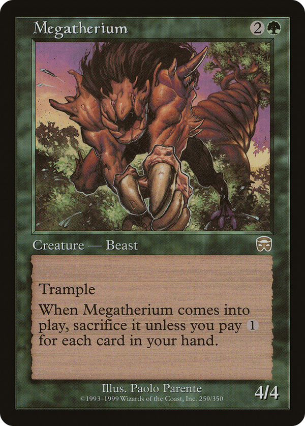 Megatherium (MMQ-259) - Mercadian Masques