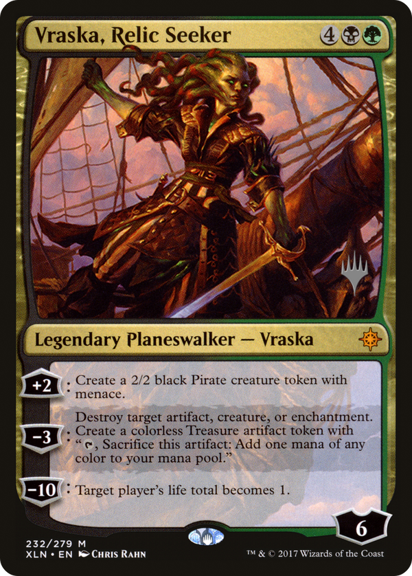 Vraska, Relic Seeker (PPM20-232P) - Ixalan Promos
