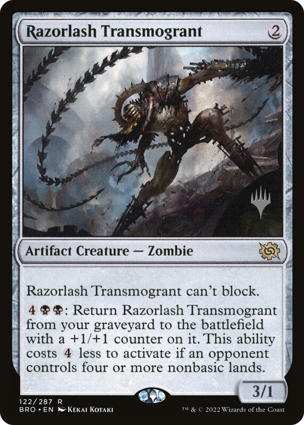 Razorlash Transmogrant (PPBRO-122) - The Brothers' War Promos Foil