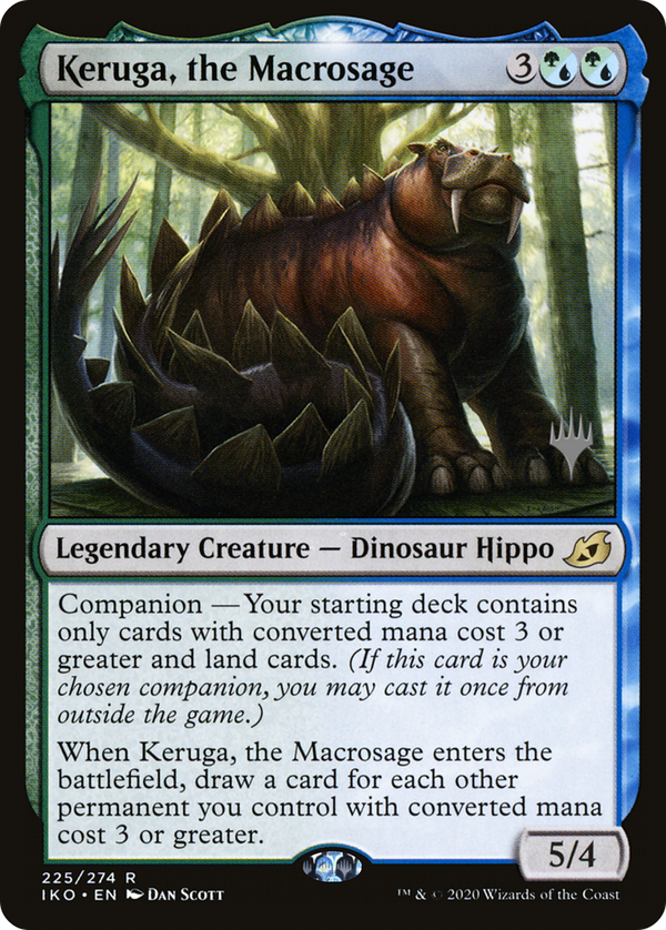 Keruga, the Macrosage (PPIKO-225) - Ikoria: Lair of Behemoths Promos: (companion) Foil