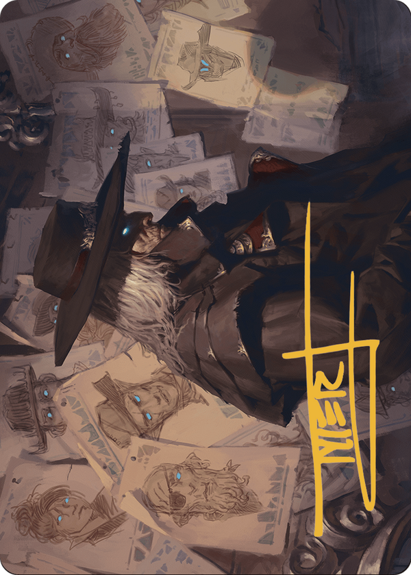 Lazav, Familiar Stranger // Lazav, Familiar Stranger (AOTJ-025) - Outlaws of Thunder Junction Art Series (Borderless) Foil