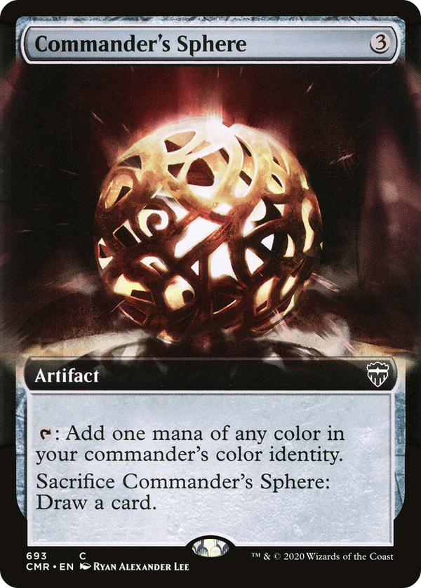 Commander's Sphere (Extended Art) (CMR-693) - Commander Legends: (Extended Art) Foil