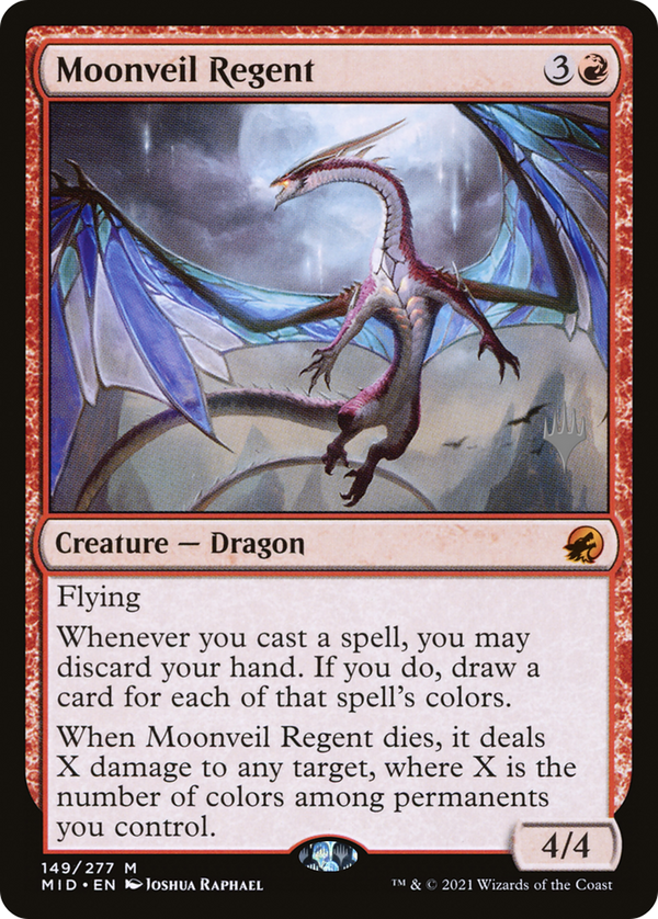 Moonveil Regent (PPMID-149) - Innistrad: Midnight Hunt Promos Foil