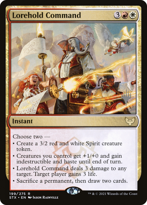 Lorehold Command (PPSTX-199) - Strixhaven: School of Mages Promos