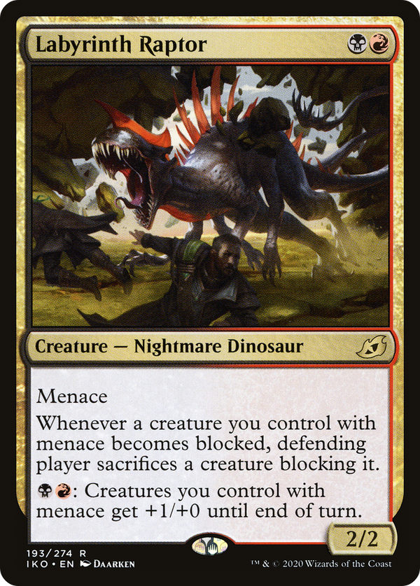 Labyrinth Raptor (IKO-193) - Ikoria: Lair of Behemoths Foil