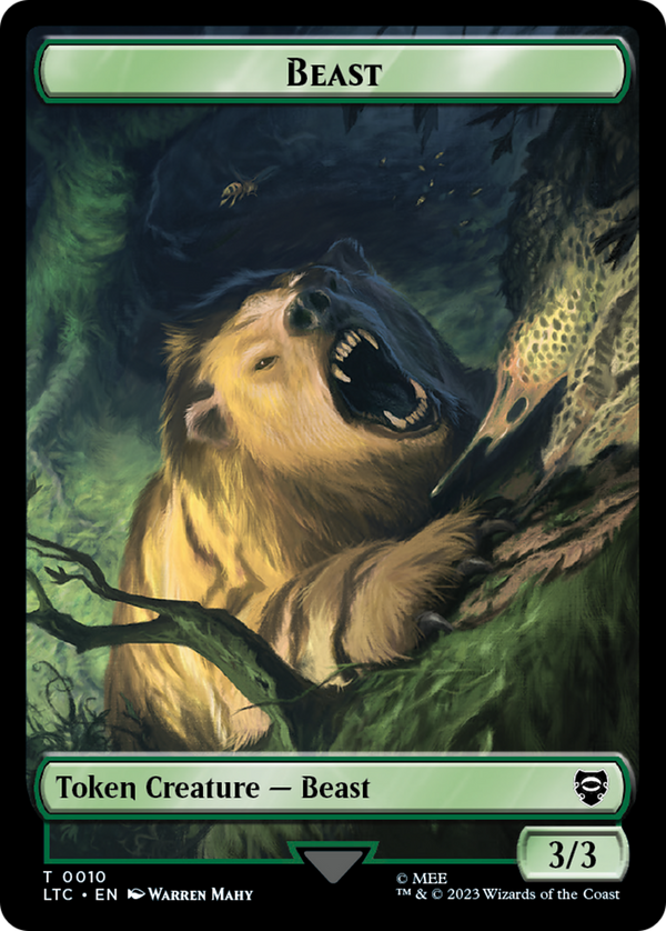 Beast (TLTC-010) - Tales of Middle-earth Commander Tokens