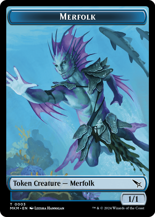 Merfolk (TMKM-003) - Murders at Karlov Manor Tokens Foil