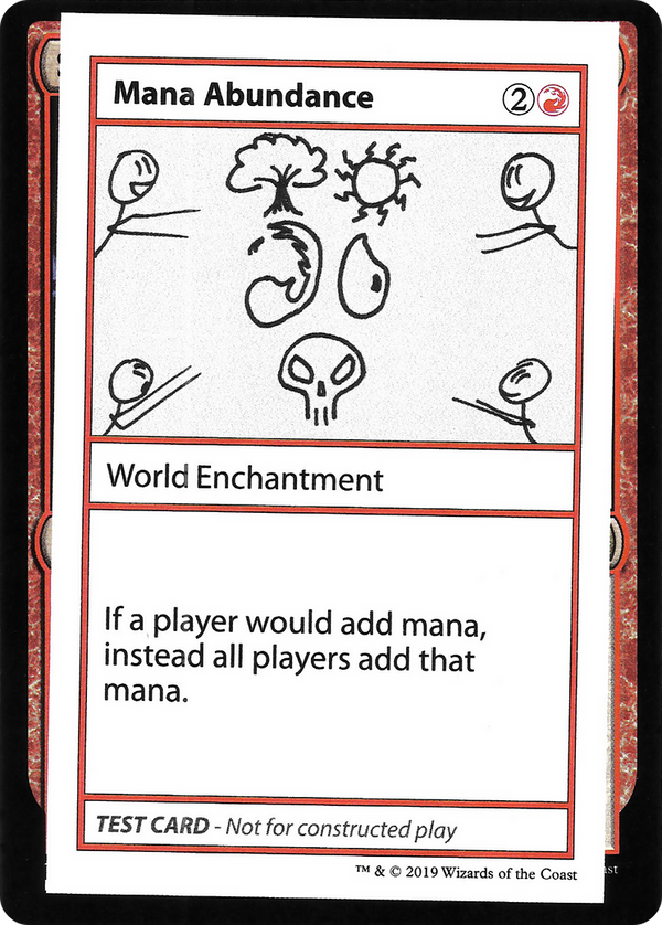 Mana Abundance (No PW Symbol) (CMB1-) - Mystery Booster Playtest Cards 2021