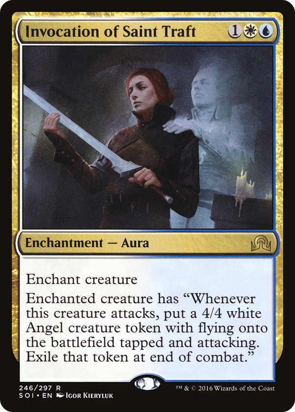 Invocation of Saint Traft (SOI-246) - Shadows over Innistrad Foil