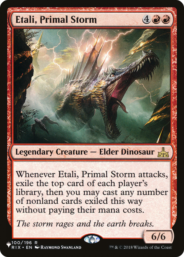 Etali, Primal Storm (LIST-RIX-100) - The List