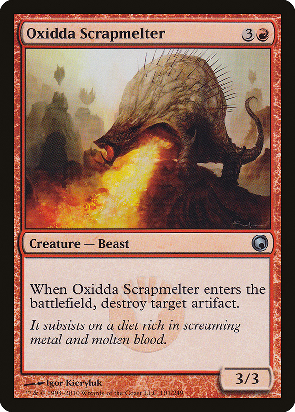 Oxidda Scrapmelter (SOM-101) - Scars of Mirrodin Foil