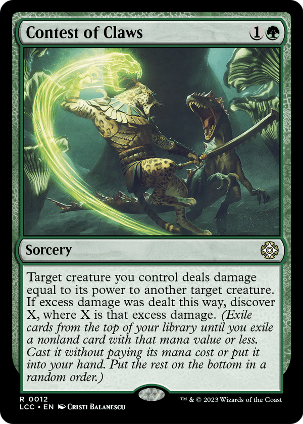 Contest of Claws (LCC-012) - The Lost Caverns of Ixalan Commander