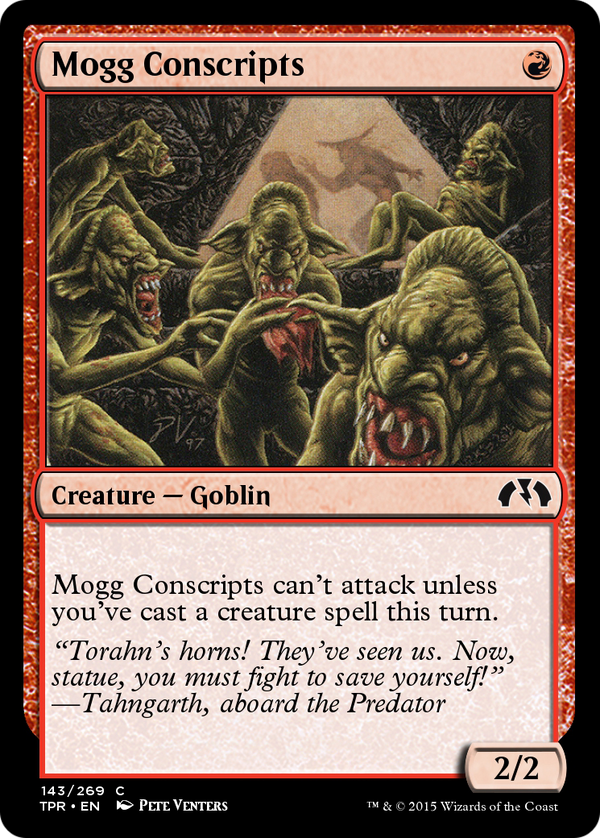 Mogg Conscripts (TPR-143) - Tempest Remastered Foil