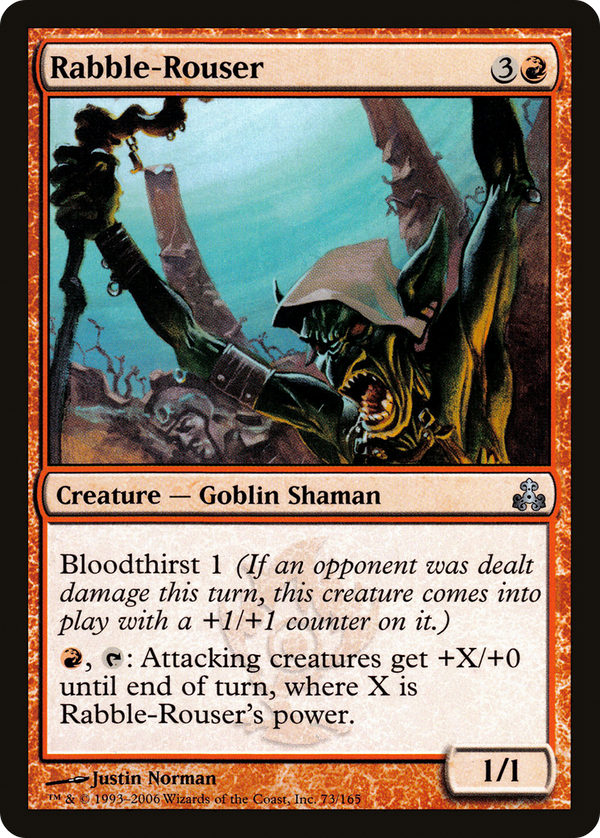 Rabble-Rouser (GPT-073) - Guildpact Foil