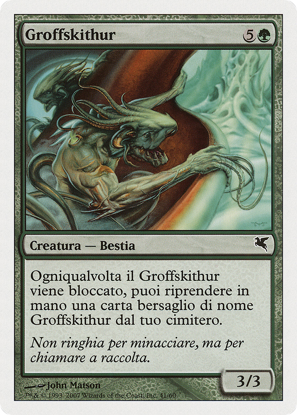 Groffskithur (Italian) - "Groffskithur" (K41) (PSAL-K41) - Salvat 2005