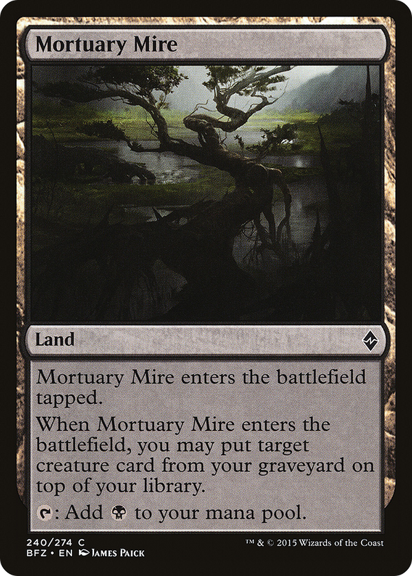 Mortuary Mire (BFZ-240) - Battle for Zendikar