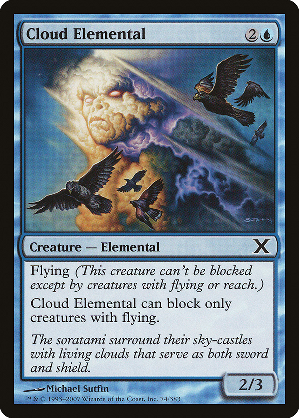Cloud Elemental (10E-074) - Tenth Edition