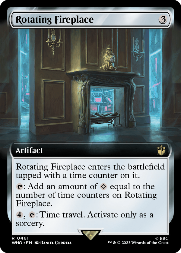 Rotating Fireplace (Extended Art) (WHO-461) - Doctor Who: (Extended Art) Foil