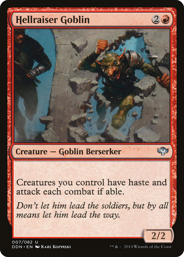 Hellraiser Goblin (DDN-007) - Duel Decks: Speed vs. Cunning
