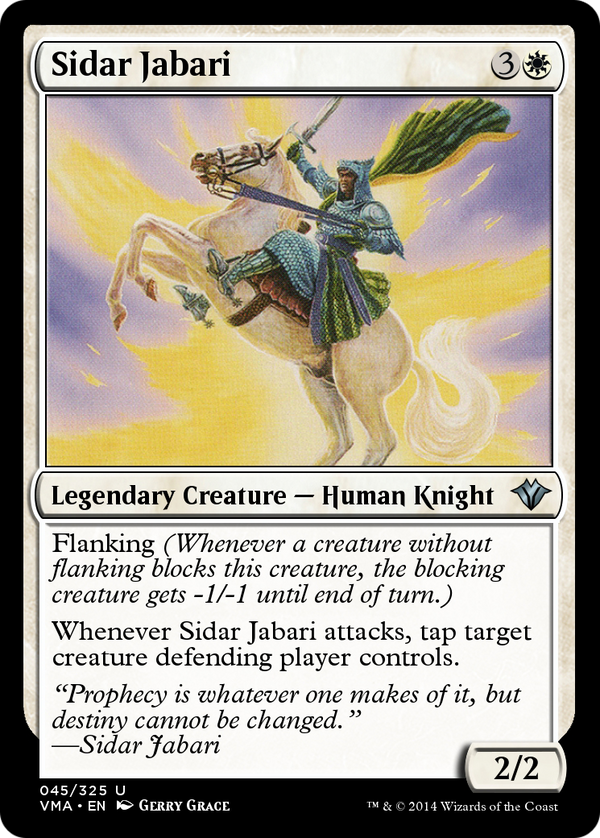 Sidar Jabari (VMA-045) - Vintage Masters