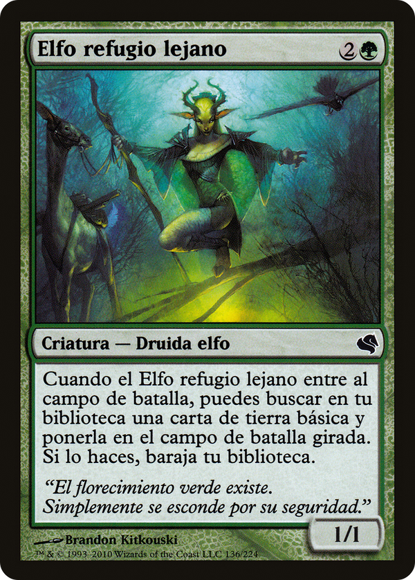 Farhaven Elf (Spanish) - "Elfo refugio lejano" (PS11-136) - Salvat 2011