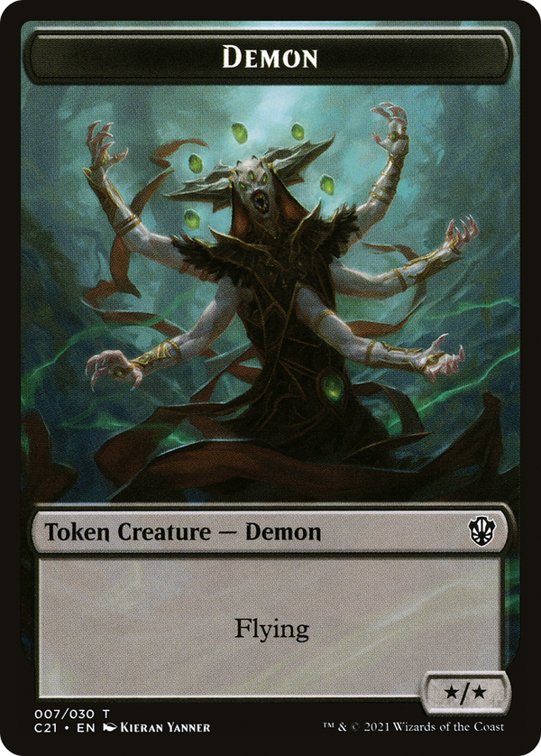Demon (TC21-007) - Commander 2021 Tokens