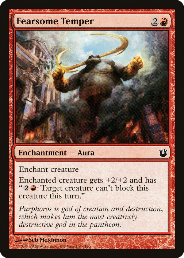 Fearsome Temper (BNG-095) - Born of the Gods Foil