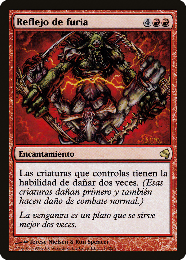 Rage Reflection (Spanish) - "Reflejo de furia" (PS11-119) - Salvat 2011