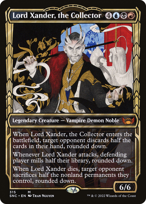 Lord Xander, the Collector (Showcase) (SNC-315) - Streets of New Capenna: (Showcase) Foil