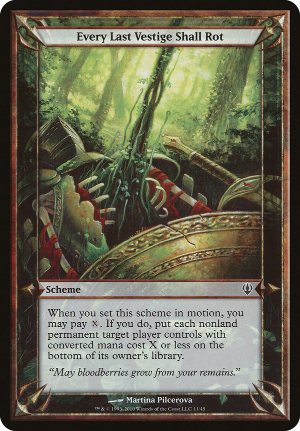 Every Last Vestige Shall Rot (Archenemy) (OVER-11★) - Archenemy Schemes
