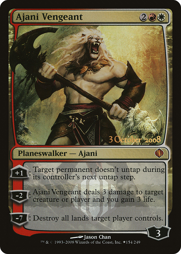Ajani Vengeant (LARP-154) - Shards of Alara Promos Foil