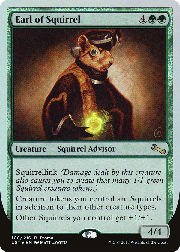Earl of Squirrel (Draft Weekend) (LARP-108) - Unstable Promos Foil