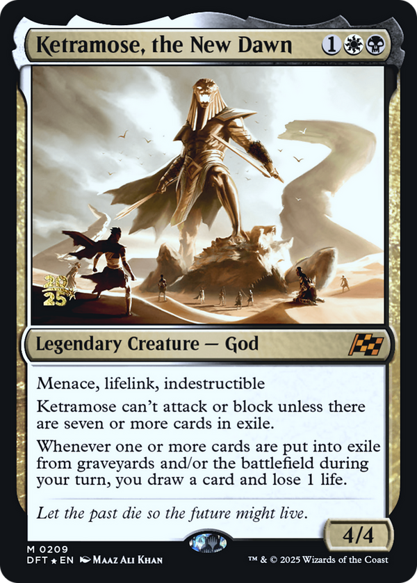 Ketramose, the New Dawn (PRE-209) - Prerelease Cards Foil