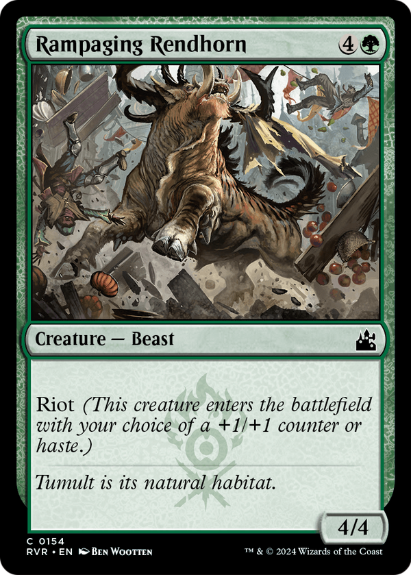 Rampaging Rendhorn (RVR-154) - Ravnica Remastered Foil