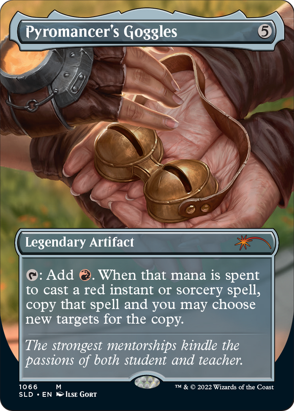 Pyromancer's Goggles (SLD-1066) - Secret Lair Drop (Borderless) Foil
