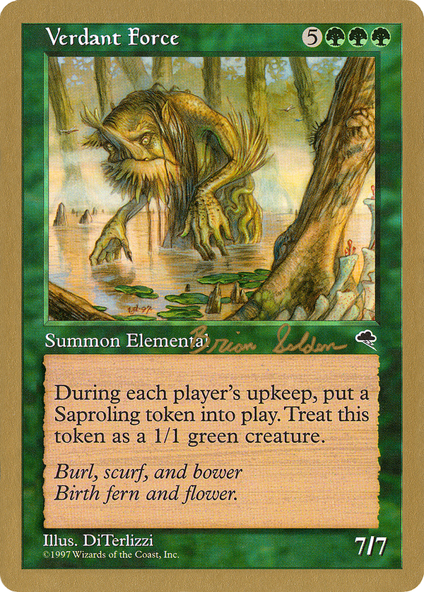 Verdant Force - 1998 Brian Selden (TMP) (WCD-) - World Championship Decks 1998
