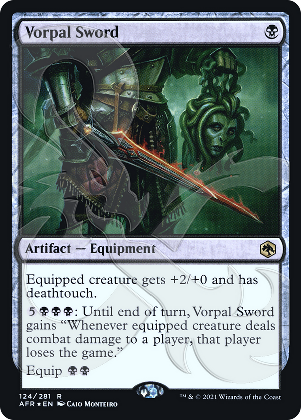 Vorpal Sword (AFR&-124) - Adventures in the Forgotten Realms Promos Foil